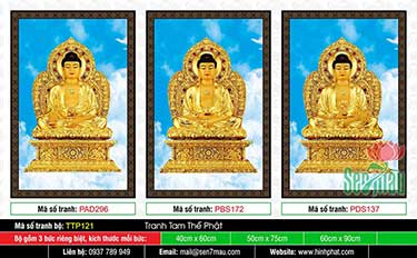 Hình Tam Thế Phật TTP121