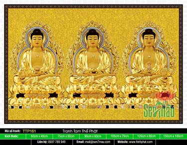 Hình Tam Thế Phật đẹp nhất TTP161