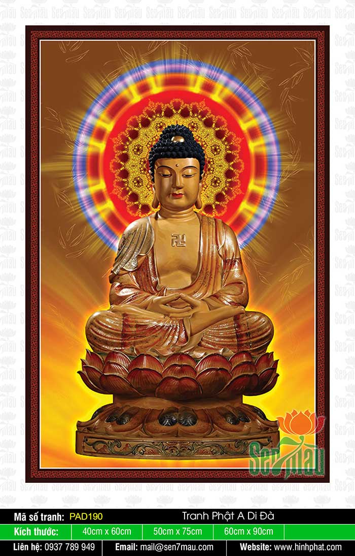 Ảnh A Di Đà Phật - PAD190