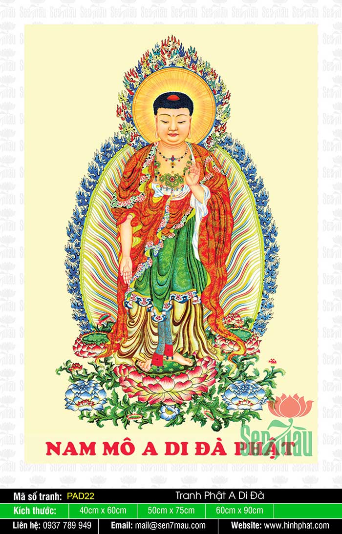 Hình Ảnh Phật A Di Đà - PAD22