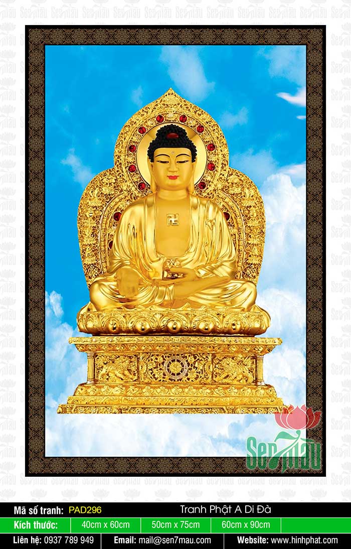 Phật A-di-đà - Hình Phật  PAD296