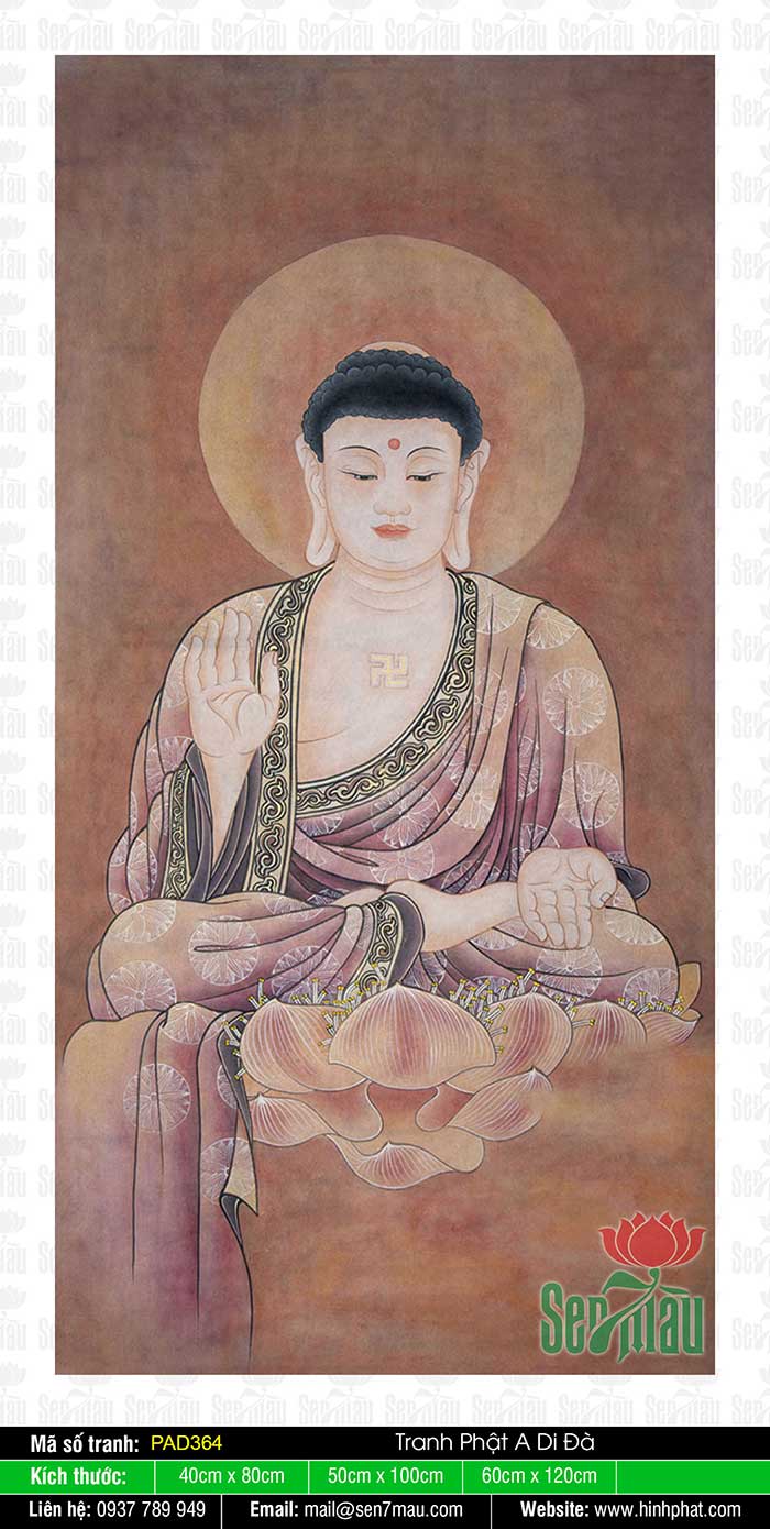 Tôn Ảnh Phật A Di Đà PAD364