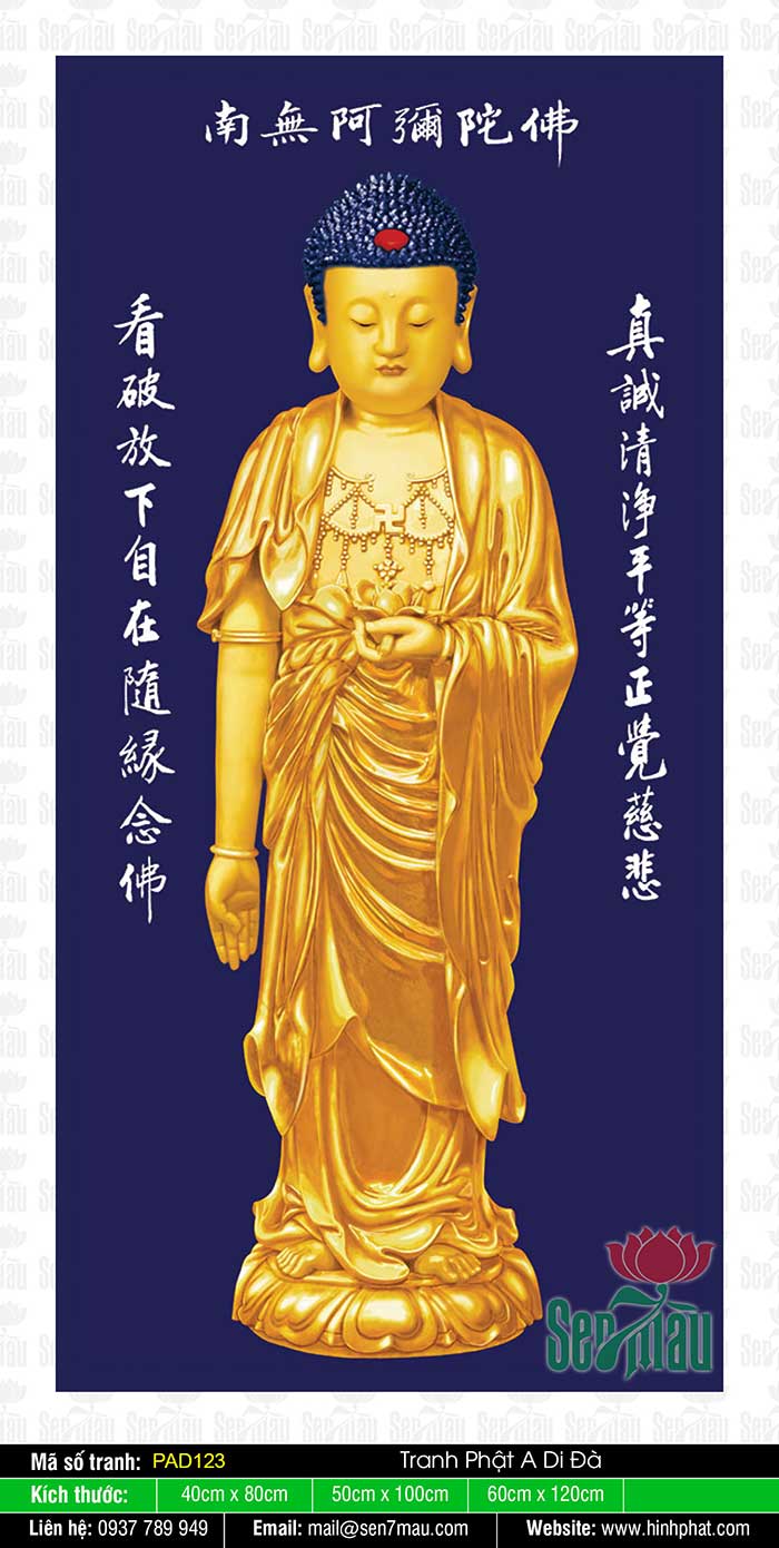 Tranh Về Đức Phật A Di Đà - PAD123