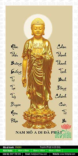 Hình Ảnh Phật A Di Đà - PAD91
