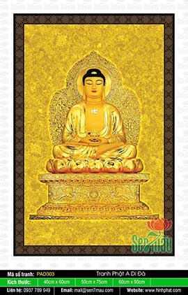 Tranh A Di Đà Phật PAD303