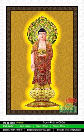 Tranh Phật A Di Đà - PAD181