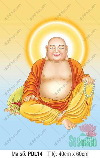 Hình Ảnh Đức Phật Di Lặc PDL14, Ngài mỉm cười hoan hỷ y cam Hình Ảnh Đức Phật Di Lặc PDL14, Ngài mỉm cười hoan hỷ y cam