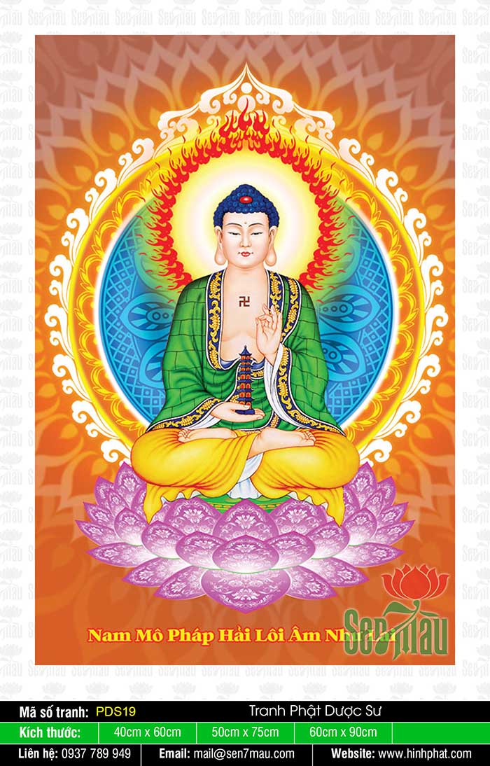 Hình Phật Dược Sư Đẹp - PDS19