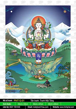 Đức Quán Thế Âm Avalokiteshvara PMT12-01