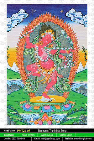 Tác Minh Phật Mẫu Tara Đỏ PMT24-07