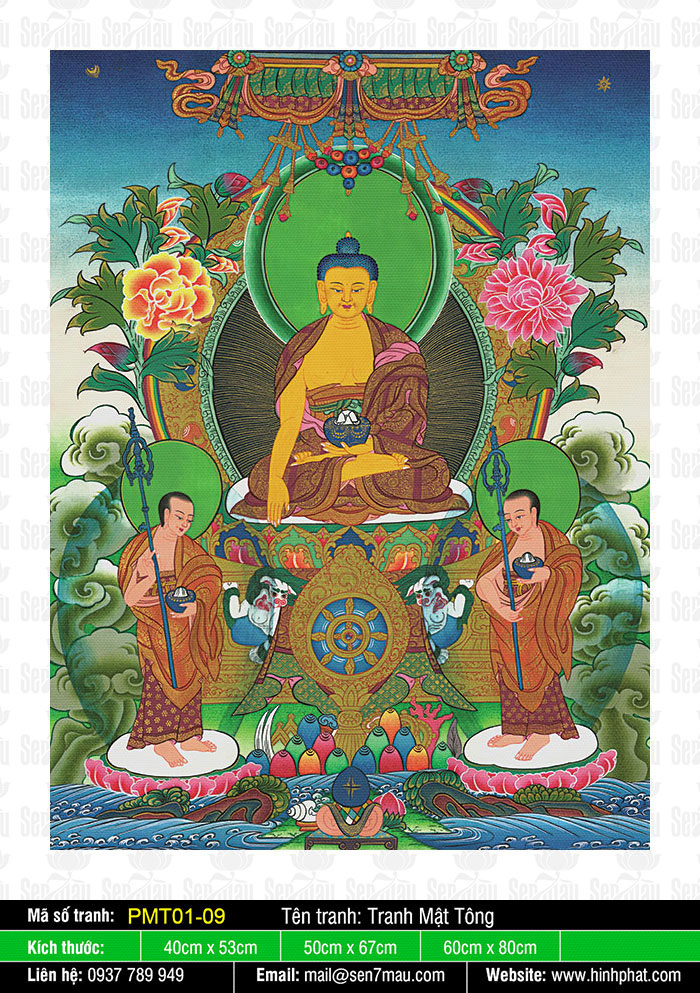 Phật Thích Ca Mâu Ni - Hình Phật Mật Tông PMT01-09