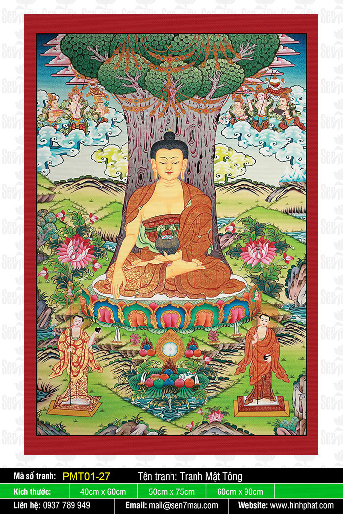 Phật Thích Ca Mâu Ni - Hình Phật Mật Tông PMT01-27