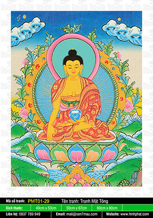 Phật Thích Ca - Hình Phật Mật Tông PMT01-29