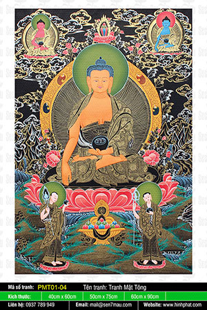 Phật Thích Ca - Hình Phật Mật Tông Tây Tạng PMT01-04