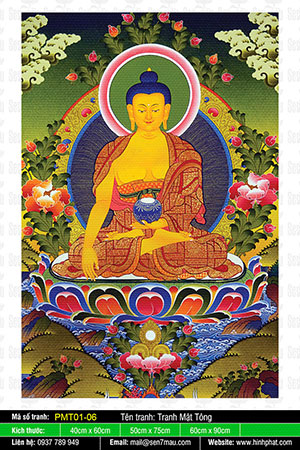 Phật Thích Ca - Hình Phật Mật Tông Tây Tạng PMT01-06
