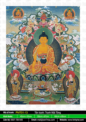 Phật Thích Ca - Hình Phật Mật Tông Tây Tạng PMT01-13