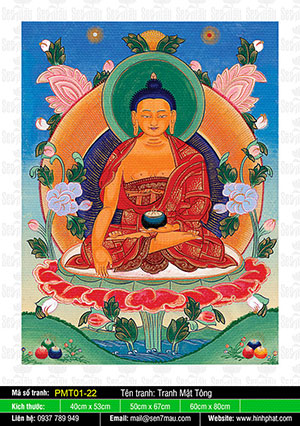 Phật Thích Ca - Hình Phật Mật Tông Tây Tạng PMT01-22