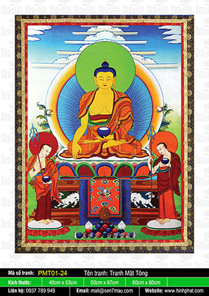 Phật Thích Ca - Hình Phật Mật Tông Tây Tạng PMT01-24