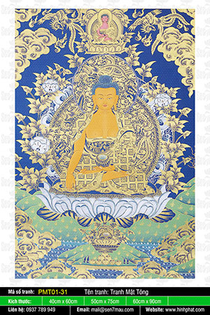 Phật Thích Ca - Hình Phật Mật Tông Tây Tạng PMT01-31