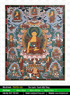 Phật Thích Ca - Tranh Phật Mật Tông PMT01-03