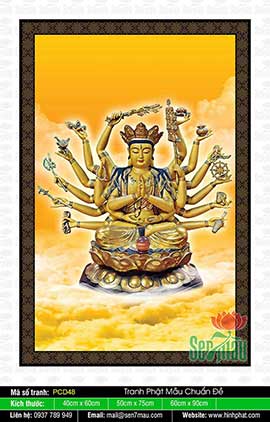 Hình Đức Chuẩn Đề Phật Mẫu PCD48