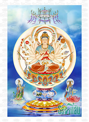 Hình Phật Mẫu Chuẩn Đề Vương Bồ tát PCD31