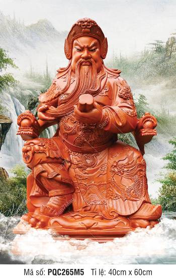 Già Lam Bồ Tát PQC265M5, Quan Thánh Đế Quân đọc kinh Xuân Thu