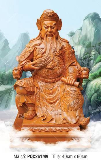 Tranh Quan Vân Trường - Tranh Quan Công PQC261M9, uy phong lẫm liệt Tranh Quan Vân Trường - Tranh Quan Công PQC261M9, uy phong lẫm liệt