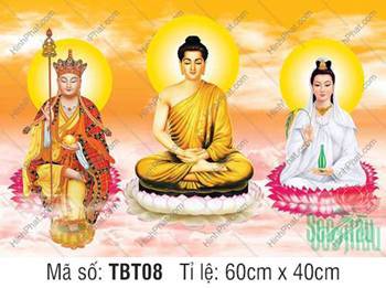 Hình Ta Bà Tam Thánh, Sa Bà Tam Thánh TBT08, Hào Quang Rực Rỡ`