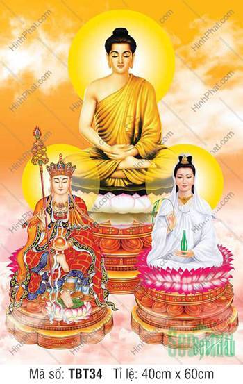 Ta Bà Tam Thánh TBT34, Bố Cục Ba Tòa Sen Tầng Lớp Trang Nghiêm