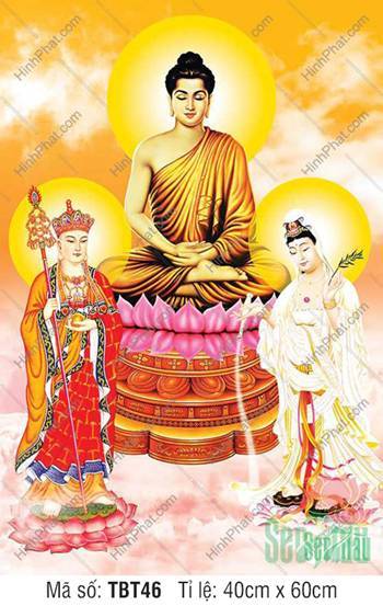 Ta Bà Tam Thánh TBT46, bích họa tâm linh rực rỡ sắc vàng Ta Bà Tam Thánh TBT46, bích họa tâm linh rực rỡ sắc vàng