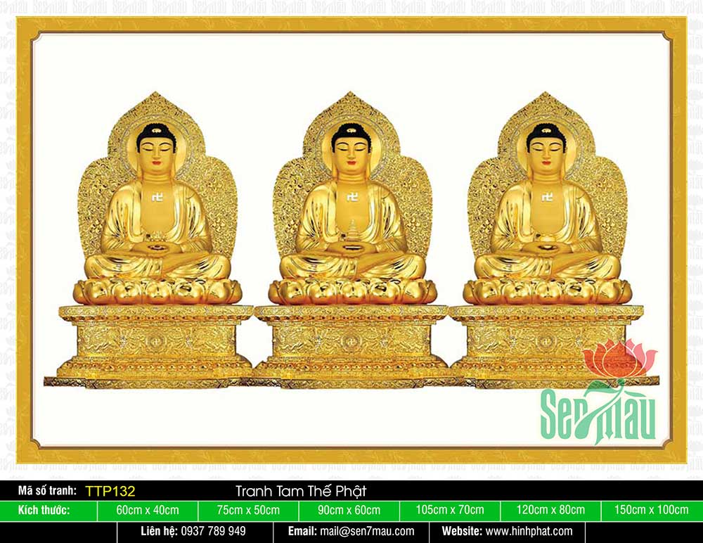 Tranh Tam Thế Nhất Thiết Chư Phật TTP132