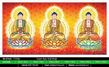 Hình Tam Thế Phật TTP26