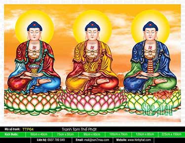 Hình Tam Thế Phật TTP64