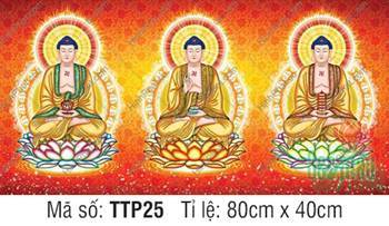 Tam Thế Nhất Thiết Chư Phật TTP25, ba sắc tòa sen uy nghiêm