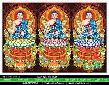 Tam Thế Phật - Size Lớn TTP43