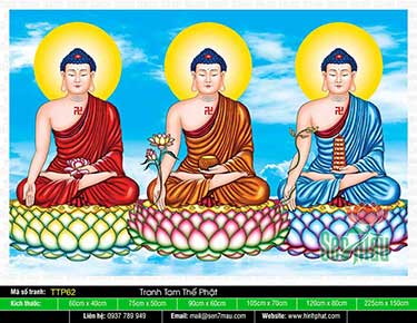 Tam Thế Phật - Size Lớn TTP62