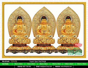 Tam Thế Phật đẹp TTP173