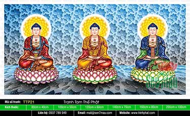Tam Thế Phật đẹp TTP21