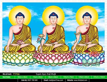 Tam Thế Phật đẹp TTP59