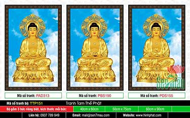 Tranh Tam Thế Nhất Thiết Chư Phật TTP151