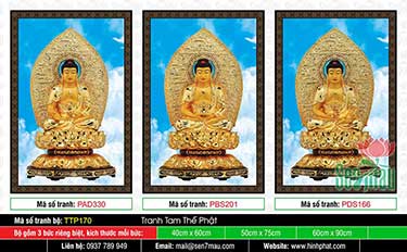 Tranh Tam Thế Nhất Thiết Chư Phật TTP170