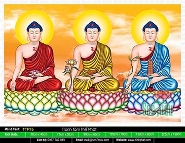 Tranh Tam Thế Nhất Thiết Chư Phật TTP75