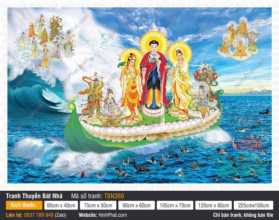 Thuyền Từ Tế Độ Trực Vãng Tây Phương TBN369 Thuyền Từ Tế Độ Trực Vãng Tây Phương TBN369 chở Tam Thánh rẽ sóng chúng sinh