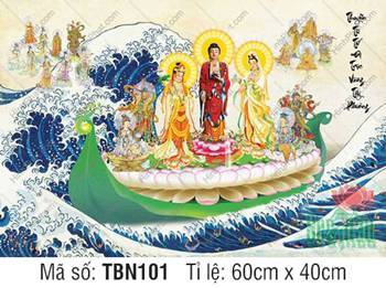 Hình Thuyền Bát Nhã TBN101, Đức Phật ngự thuyền lá sen mặc áo đỏ Hình Thuyền Bát Nhã TBN101, Đức Phật ngự thuyền lá sen mặc áo đỏ