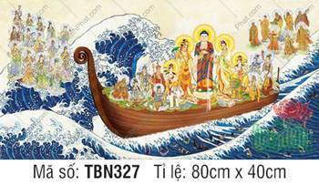 Hình Thuyền Bát Nhã đẹp TBN327, thuyền gỗ mũi cuộn tròn Hình Thuyền Bát Nhã đẹp TBN327, thuyền gỗ mũi cuộn tròn
