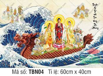 Hình Thuyền Bát Nhã kích thước lớn TBN04, thuyền rồng vượt sóng Hình Thuyền Bát Nhã kích thước lớn TBN04, thuyền rồng vượt sóng