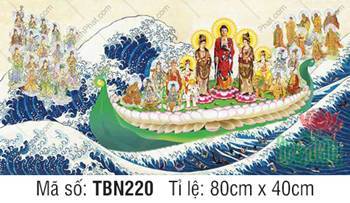 Hình Thuyền Bát Nhã kích thước lớn TBN220, cảnh Đức Phật y đỏ trầm Hình Thuyền Bát Nhã kích thước lớn TBN220, cảnh Đức Phật y đỏ trầm