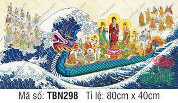 Thuyền Bát Nhã TBN298, thuyền rồng xanh đức phật áo đỏ Thuyền Bát Nhã TBN298, thuyền rồng xanh đức phật áo đỏ