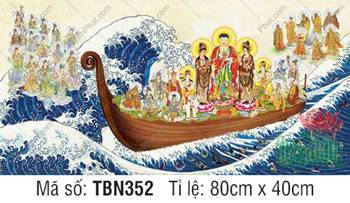 Thuyền Bát Nhã TBN352, Đức Phật khoác áo đỏ tươi Thuyền Bát Nhã TBN352, Đức Phật khoác áo đỏ tươi